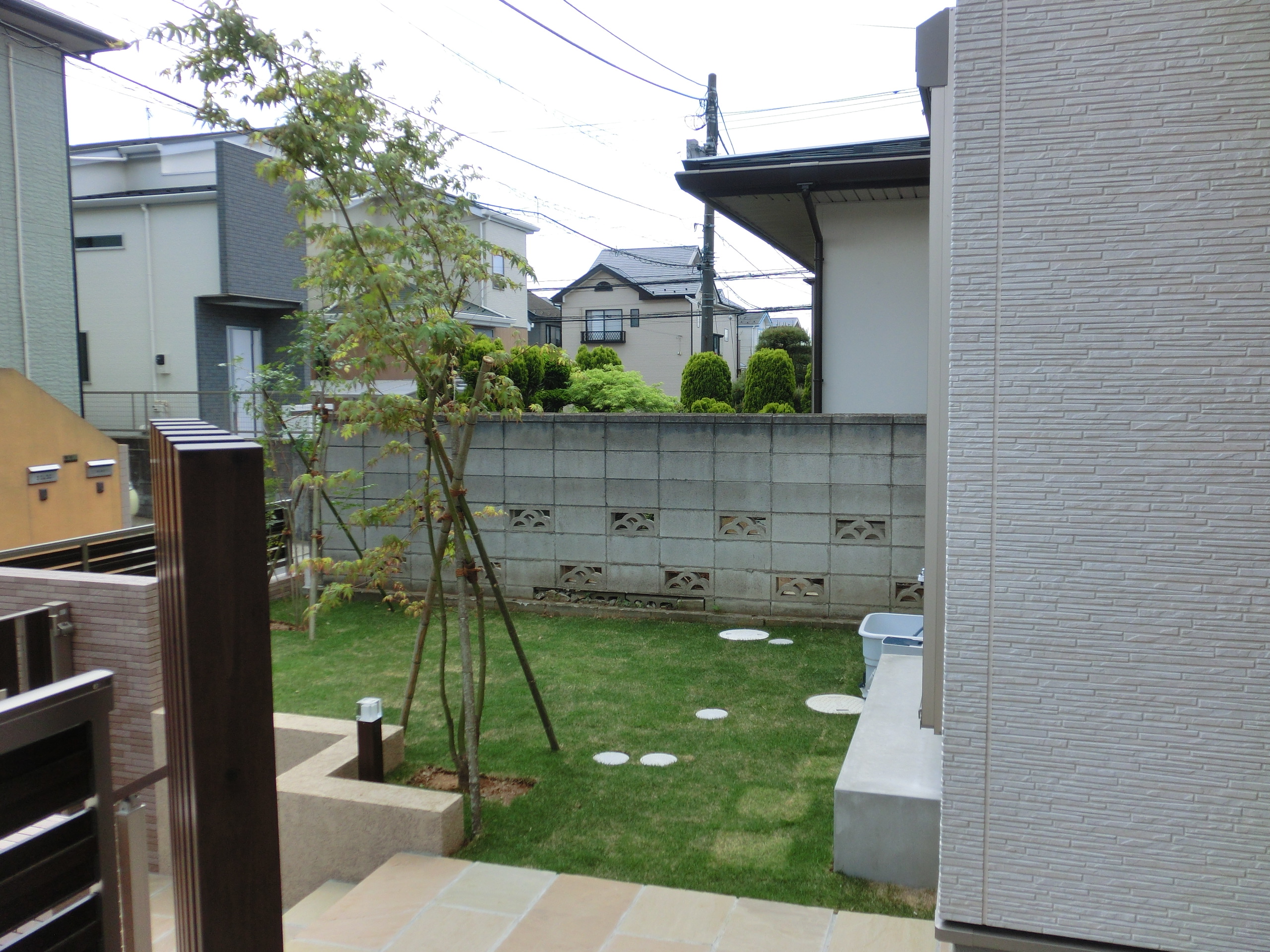 松戸市 M様　目隠しフェンス 施工前