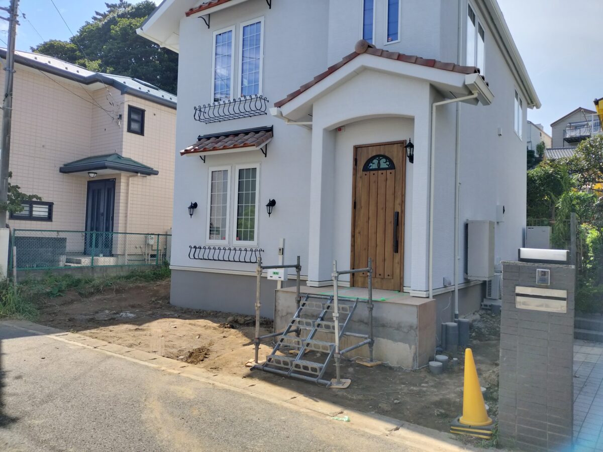 市川市 K様　外構工事 施工前
