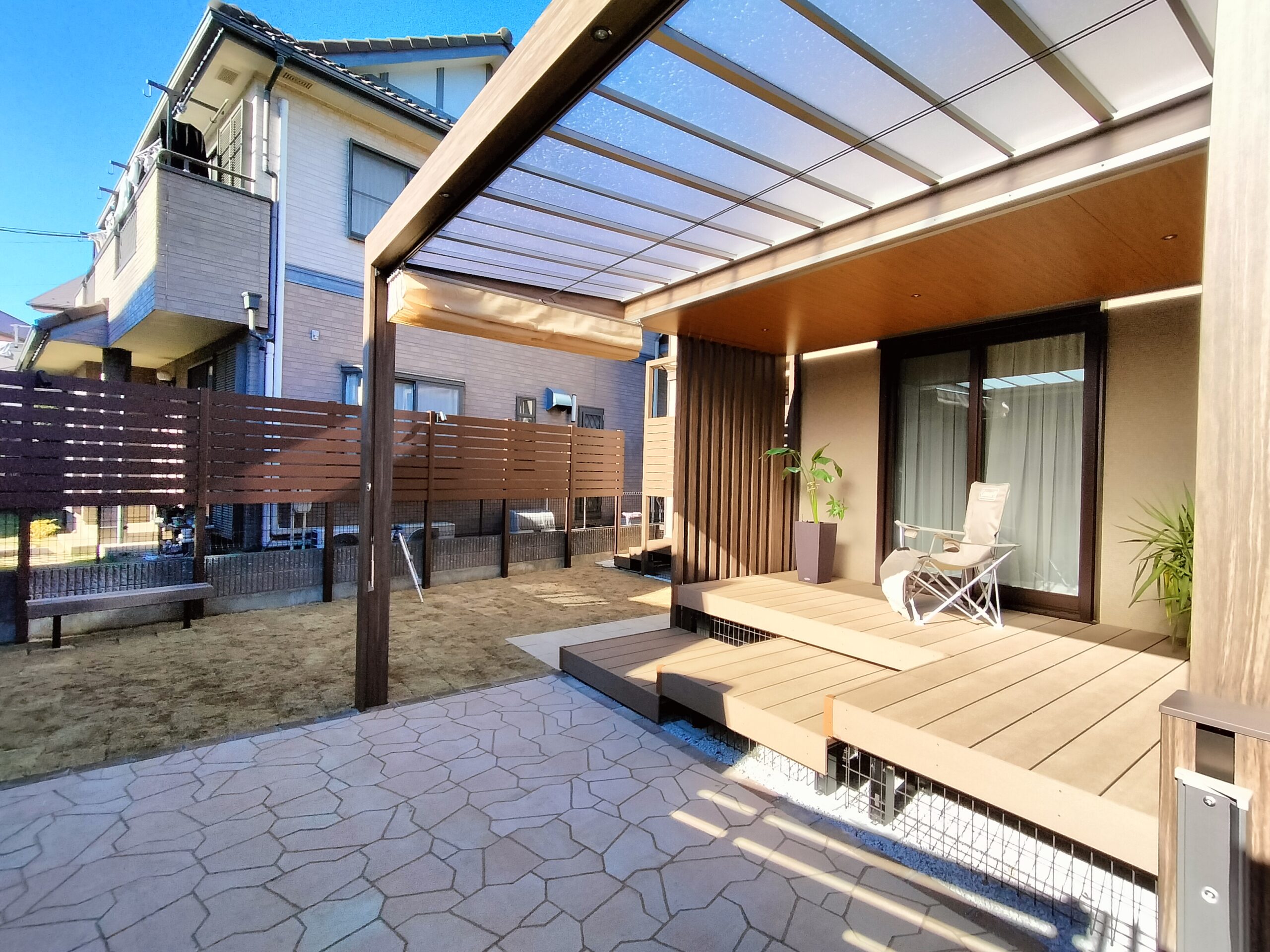 松戸市 O様　ホームヤードルーフ 施工後