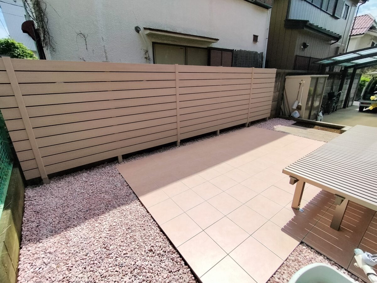 松戸市 H様 ガーデンリフォーム 施工後