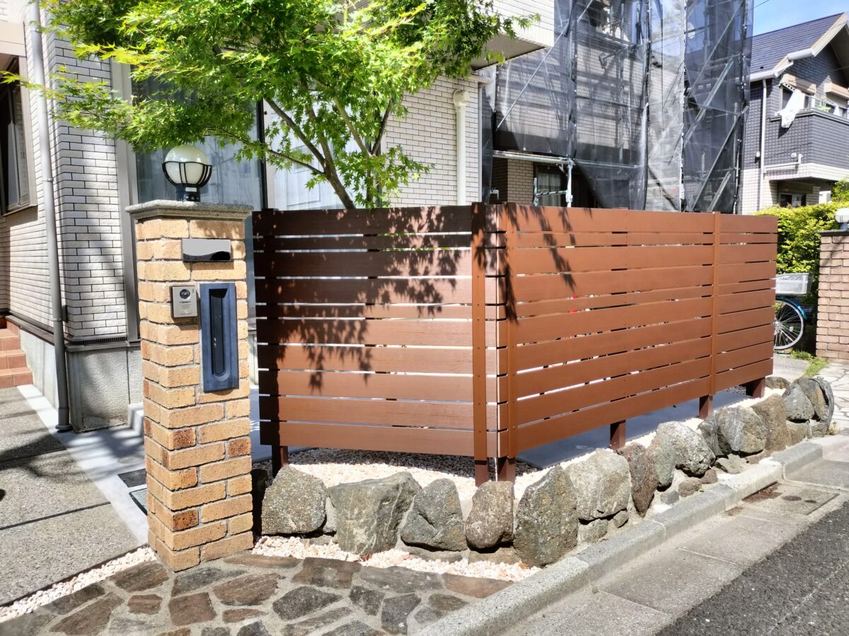 江戸川区 A様 目隠しフェンス工事 施工後