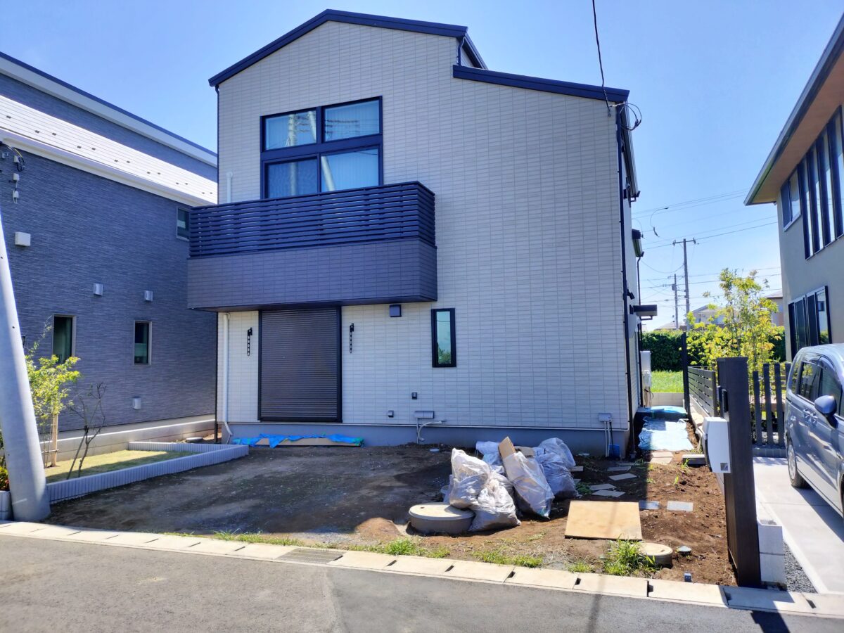 市川市 Y様 新築外構 施工前